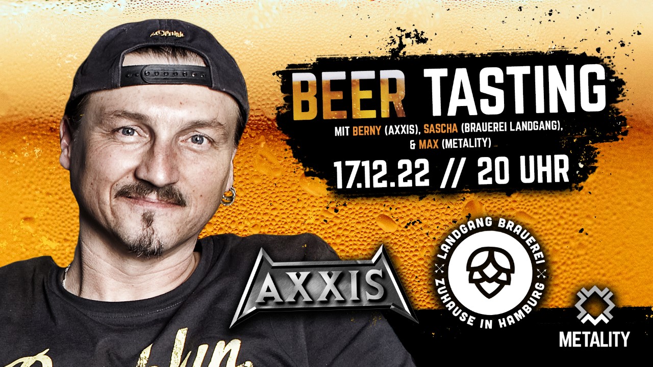 14. Metality Beertasting mit Brauerei Landgang und Berny von AXXIS