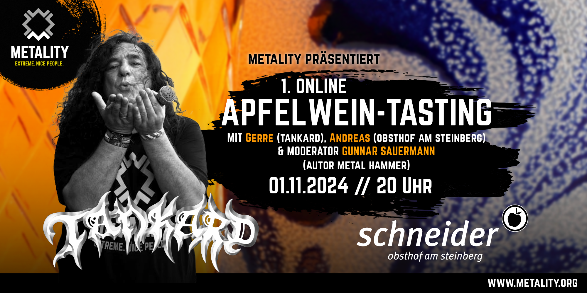 Endlich wieder ein Metality Online-Tasting!