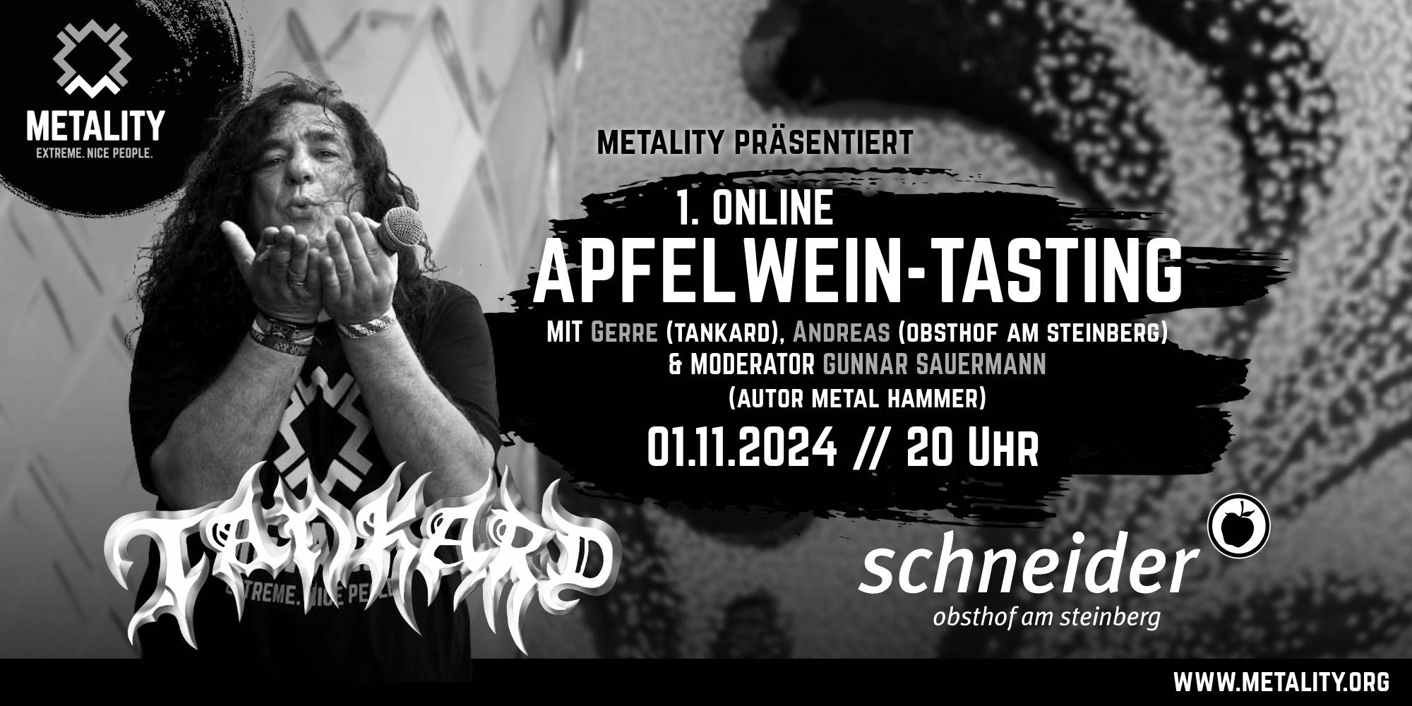 Endlich wieder ein Metality Online-Tasting!