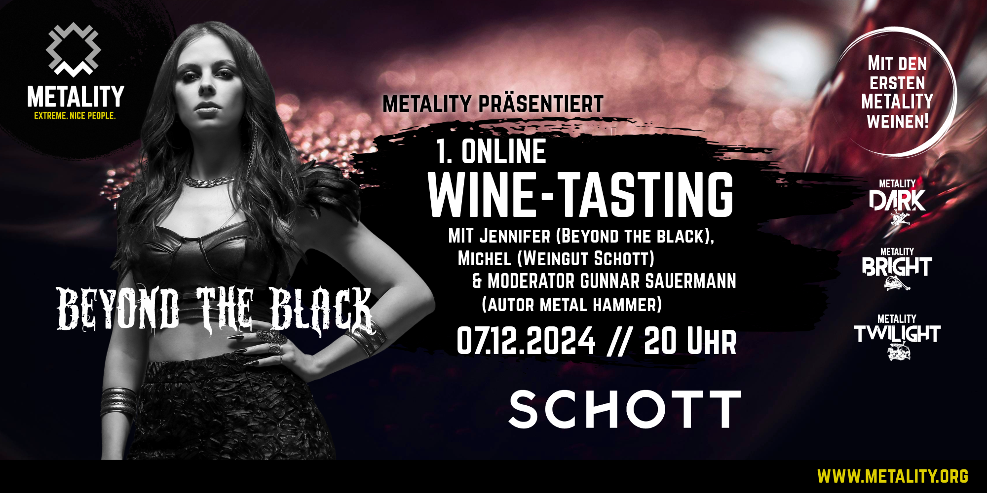 1. Online Wine Tasting mit Beyond the Black