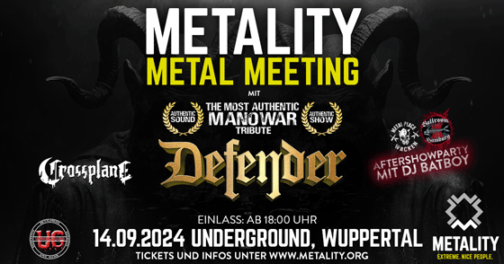 14.09. - Get ready for the 1. Metality Metal Meeting!