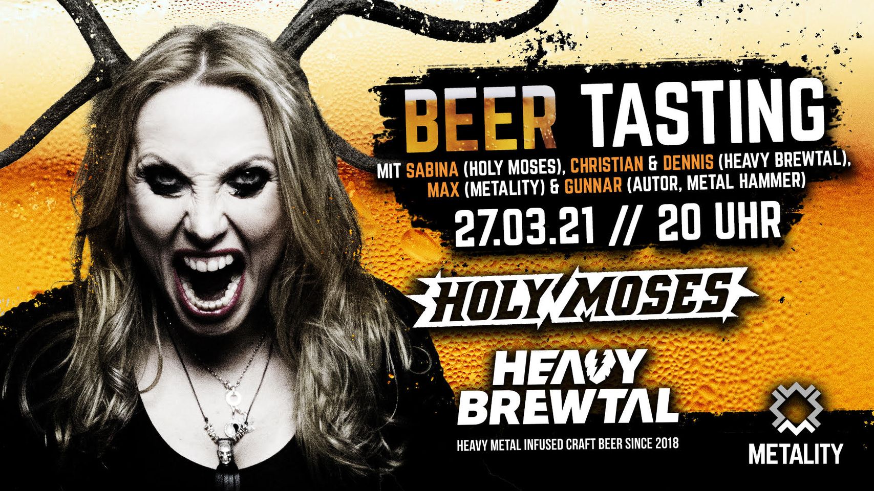 4. Metality Beer Tasting with Heavy Brewtal & Special Guest
