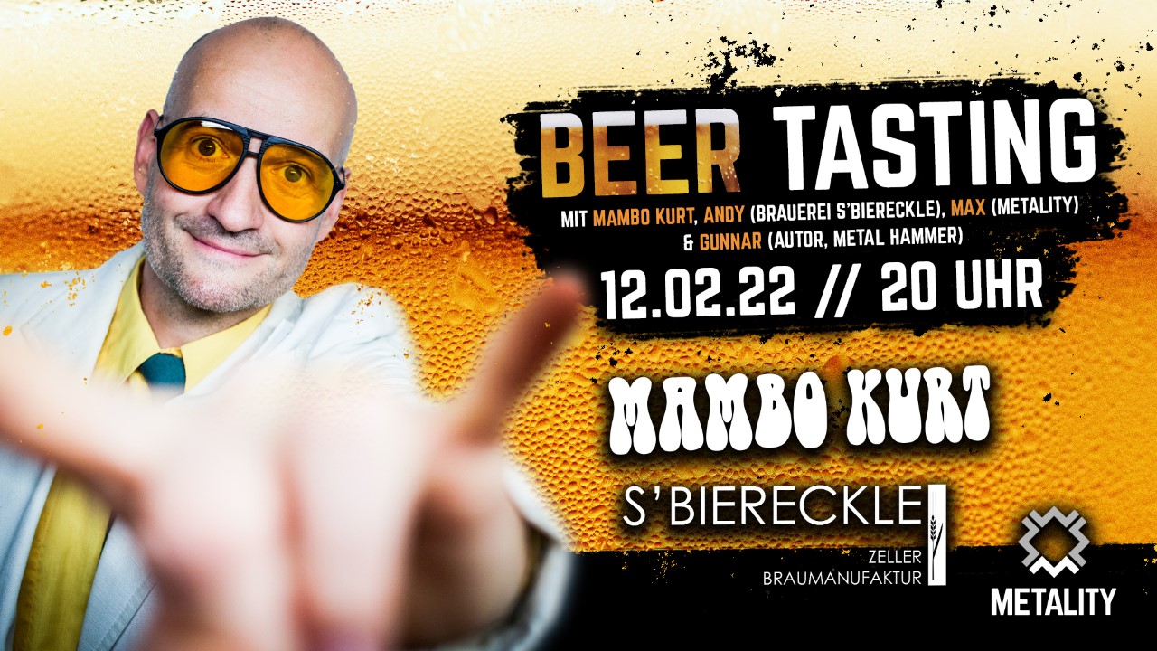 11. Metality Beertasting mit s'Biereckle & Mambo Kurt