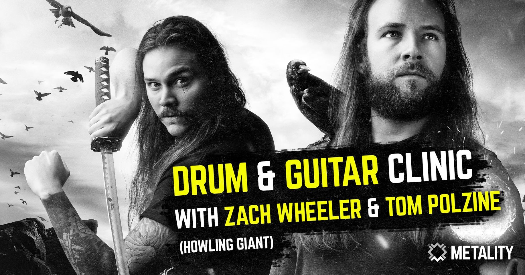 Drum & Guitar Clinic mit Howling Giant's Zach Wheeler & Tom Polzine