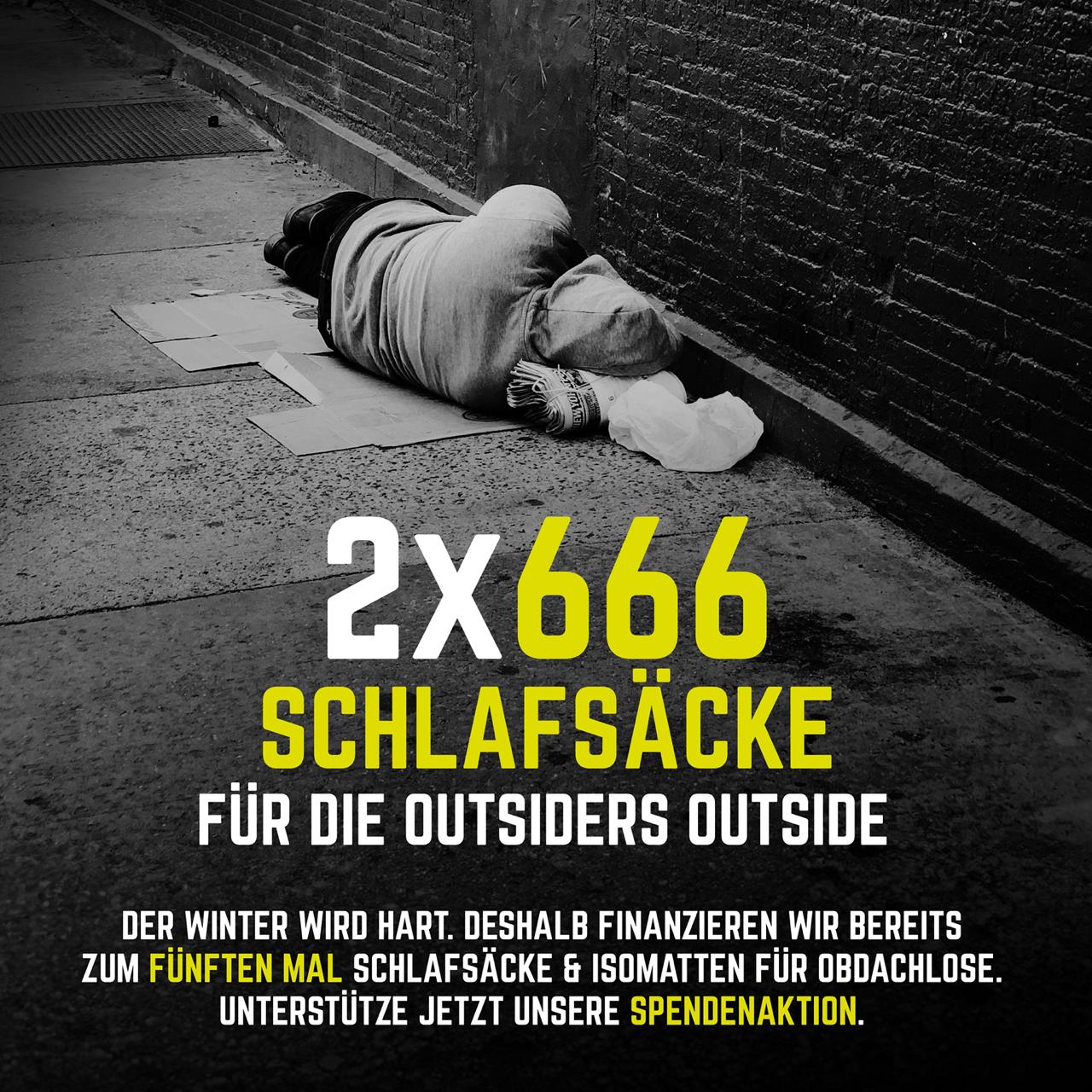 2x666 Schlafsäcke